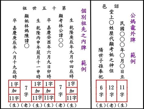 寫法範例自己寫祖先牌位|歷代祖先牌位書寫指南：完整教學，避免犯錯，尊重傳。